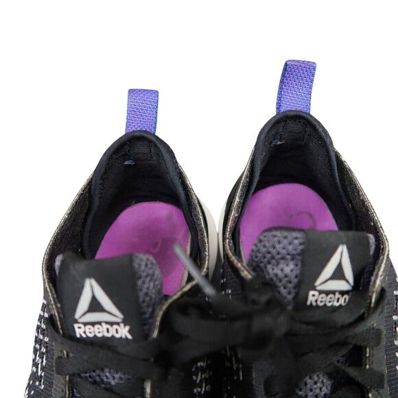 Reebok Shoes Womens 6 Athletic Trainer Running Print Smooth Clip UltraKnit Black - Picture 13 of 13